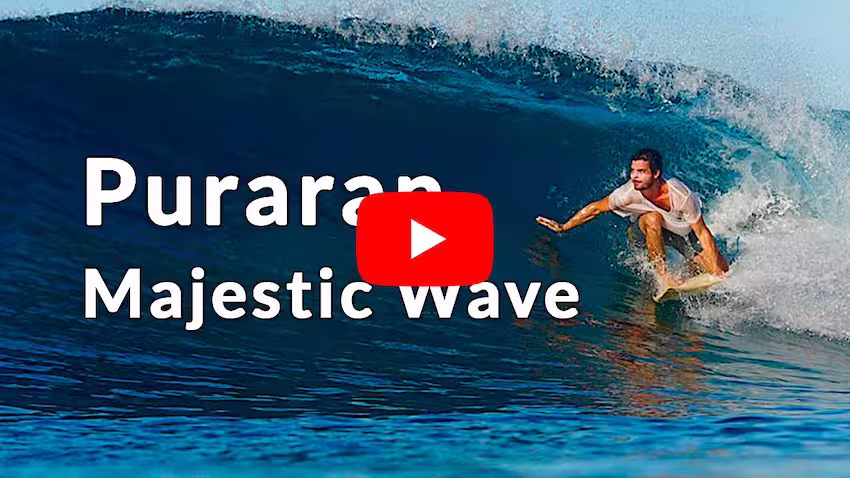 Session de surf à Majestic Wave, Puraran, Catanduanes Philippines – vague droite puissante et emblématique