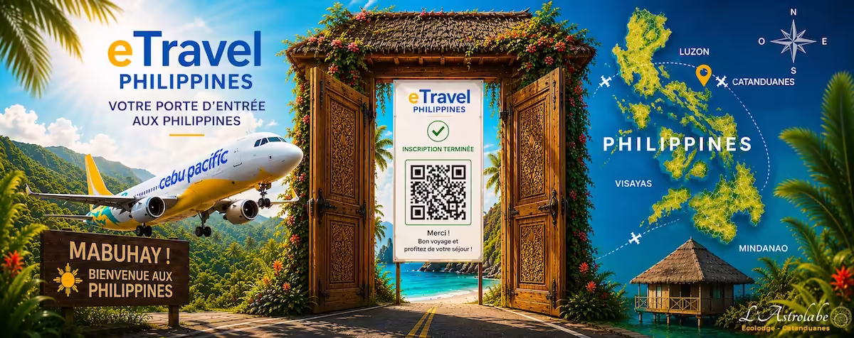 eTravel Philippines : formulaire obligatoire et QR Code pour entrer aux Philippines