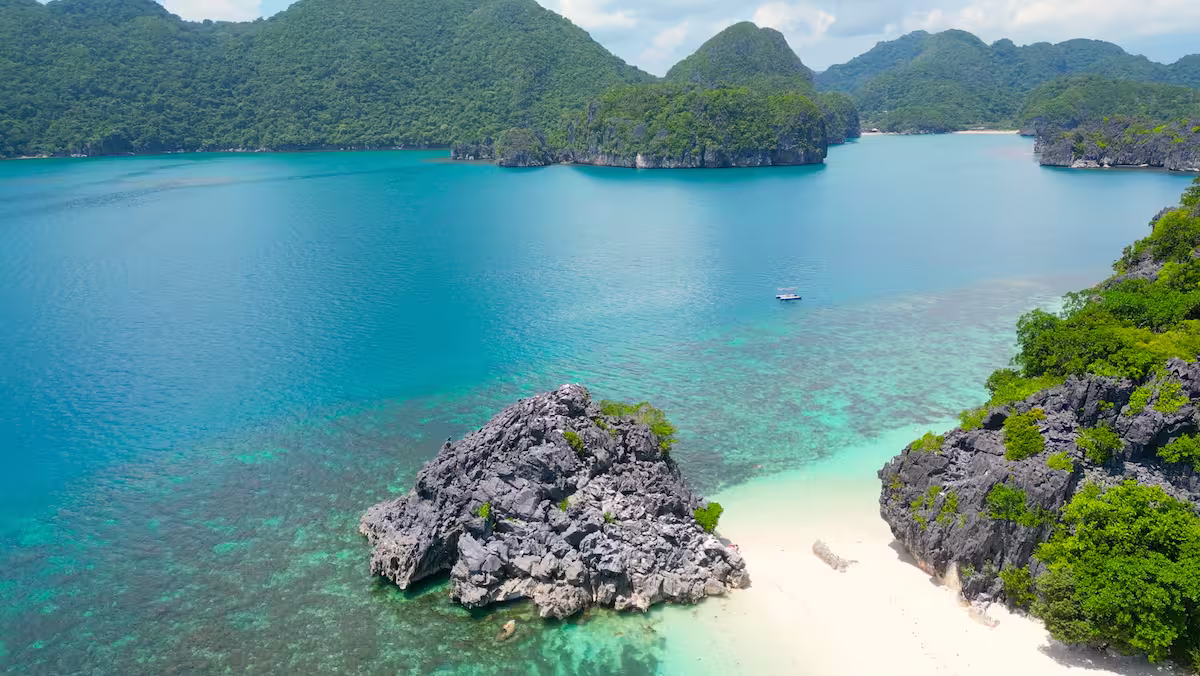Paysage de Caramoan aux Philippines, lieu de tournage de Koh-Lanta 2026